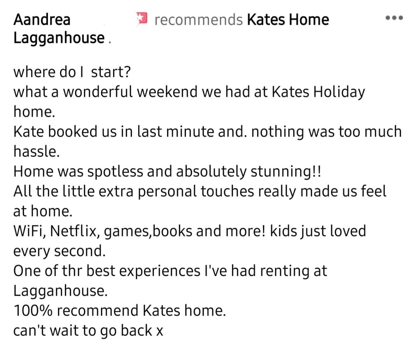 Kates Home Lagganhouse Woodland Way 19 Ballantrae Eksteriør bilde